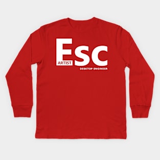 Esc Artist Kids Long Sleeve T-Shirt